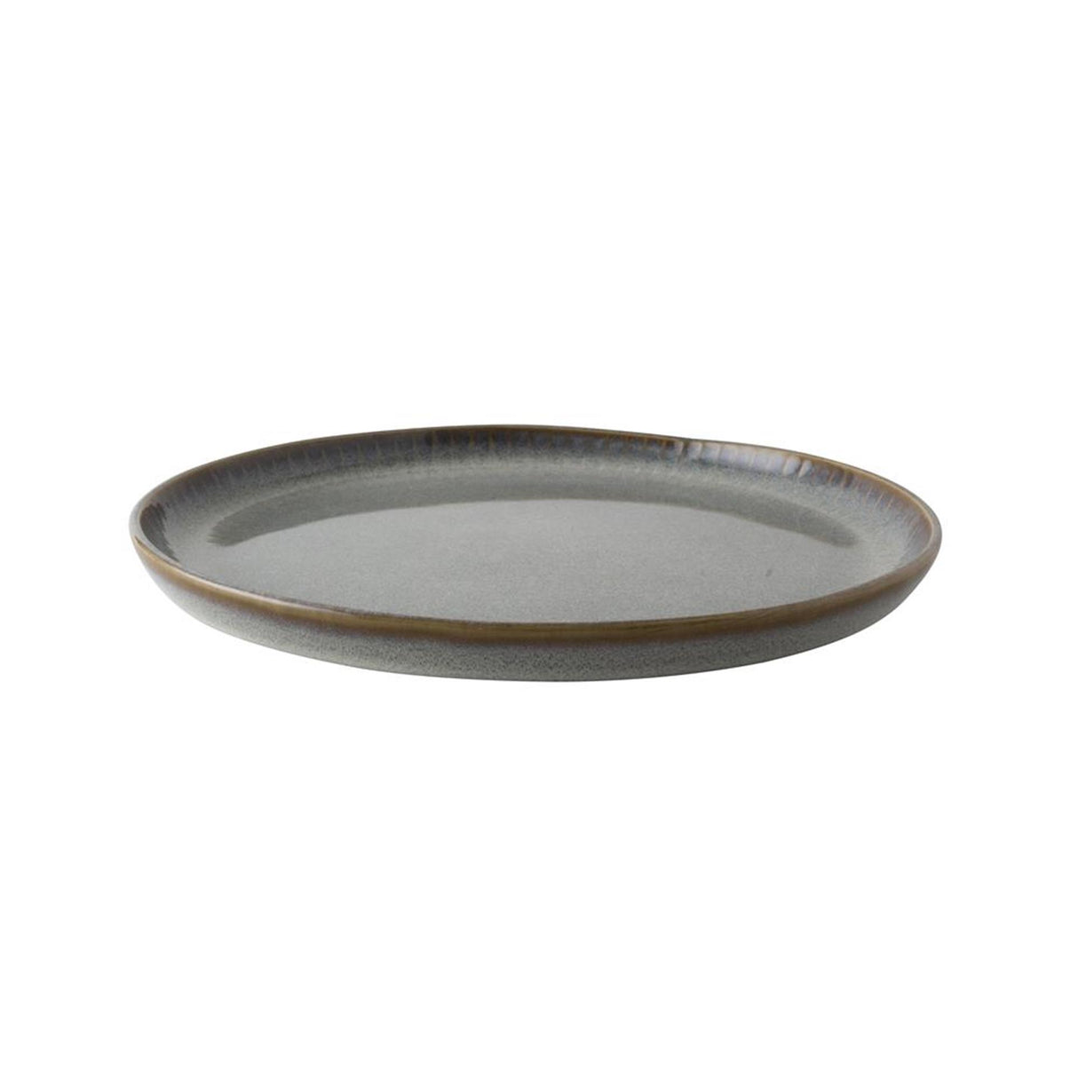 Niederländischer rosafarbener Saphirteller ø21,5 cm grau