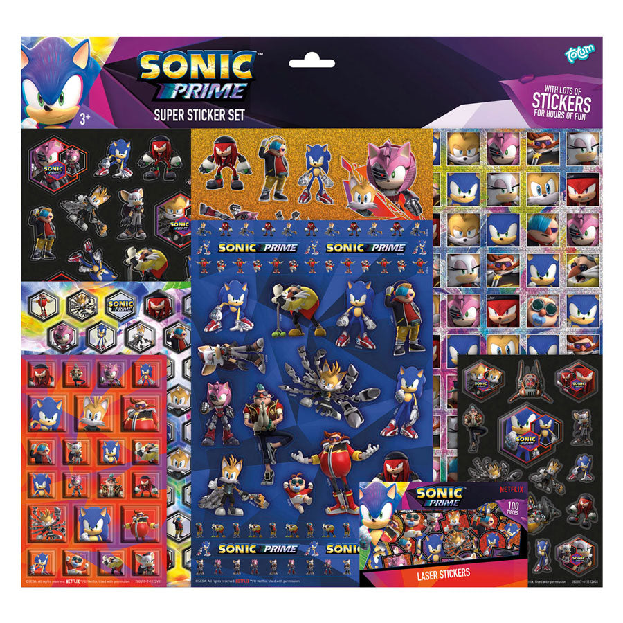 Totum Sonic Super-Aufkleber-Set