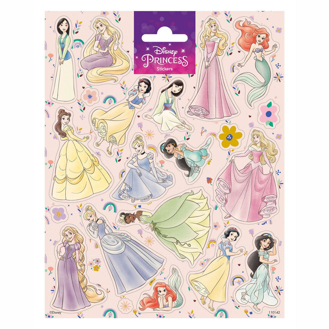 Totum-Aufkleberblatt Disney-Prinzessin