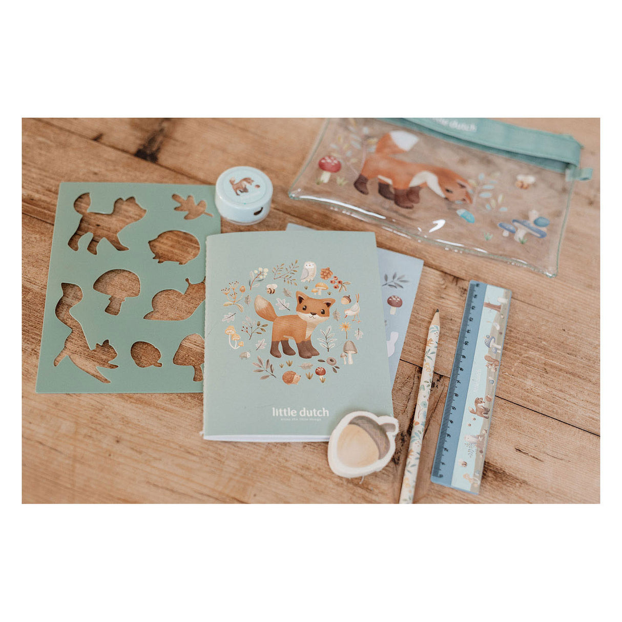 Little Dutch Briefpapier-Set Wald