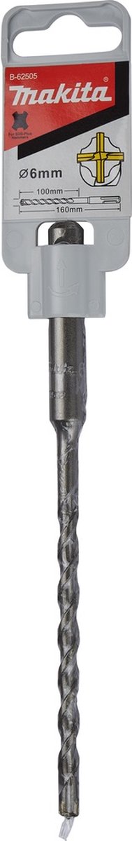 Makita pb4s: SDS-Plus Betonbohrer 6x160mm – B-62505