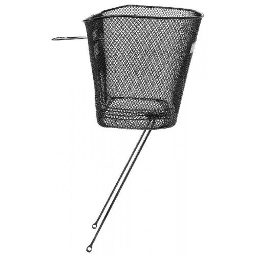 KGS-Stahlkorb, fest montierter Steuersatzaufsatz, 1 Zoll, schwarz