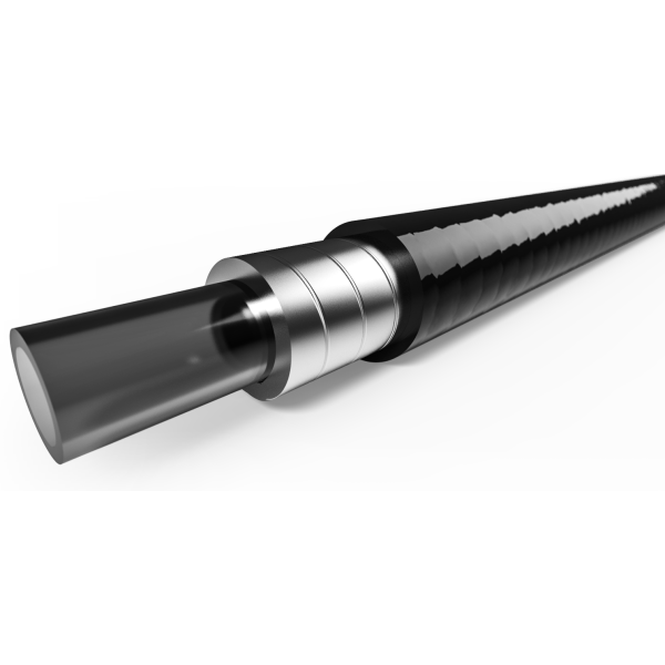 ELVEDES Tropper Outdoor -Kabel 3,65 mm Rollen 30m schwarzer Superflex