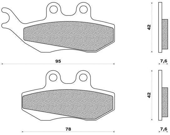Neufrener Bremsblock Set FD0281 Generisches Trigger toxisch für
