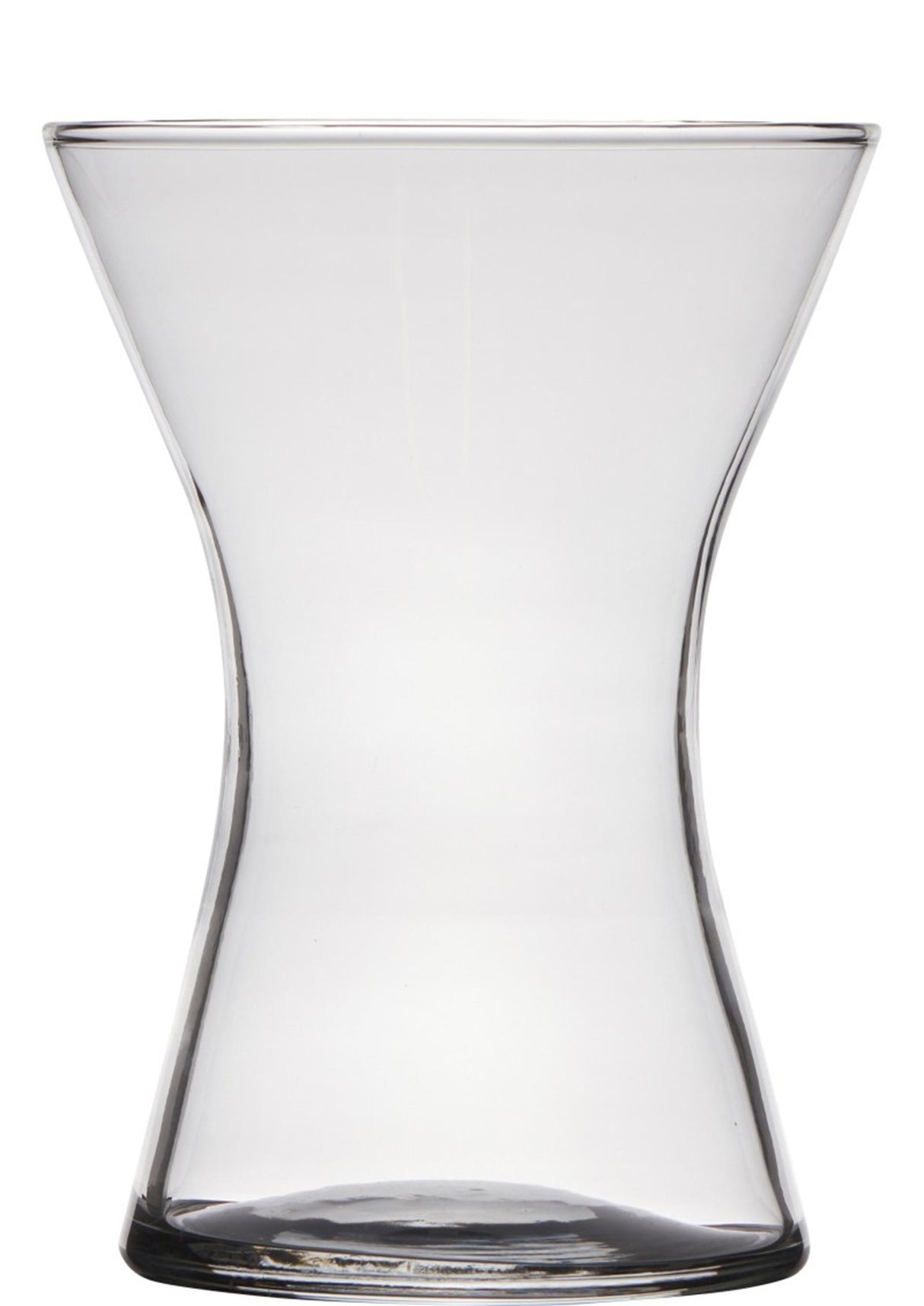 B-living Vase aus Glas Essentials X-Form ø14xh20cm