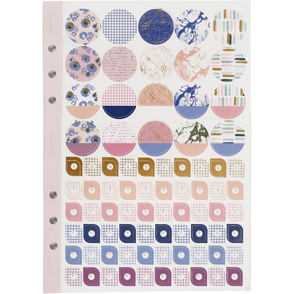 Creativ Company Stickerboek Bloemen A5 für Planer, 578st.