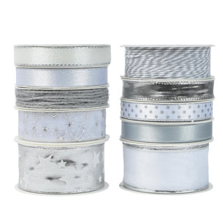 Band Polyester 10fach sortiert 400cm x B.1,5cm x H.0,2cm