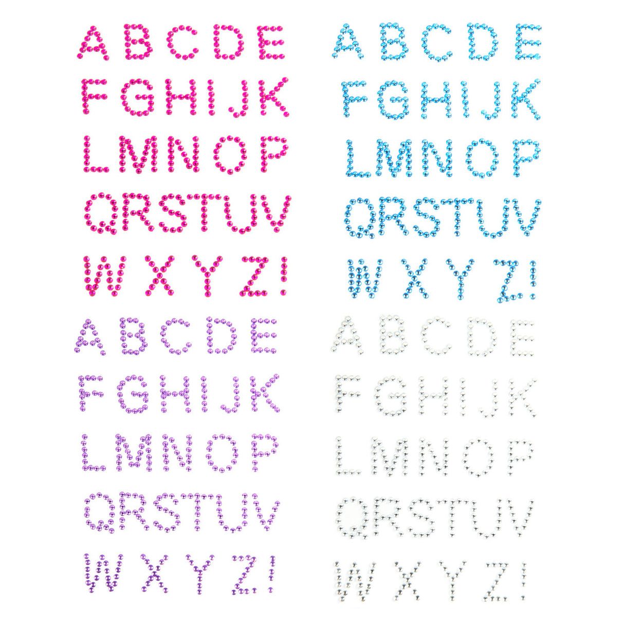 Strass-Alphabet, 27-tlg.