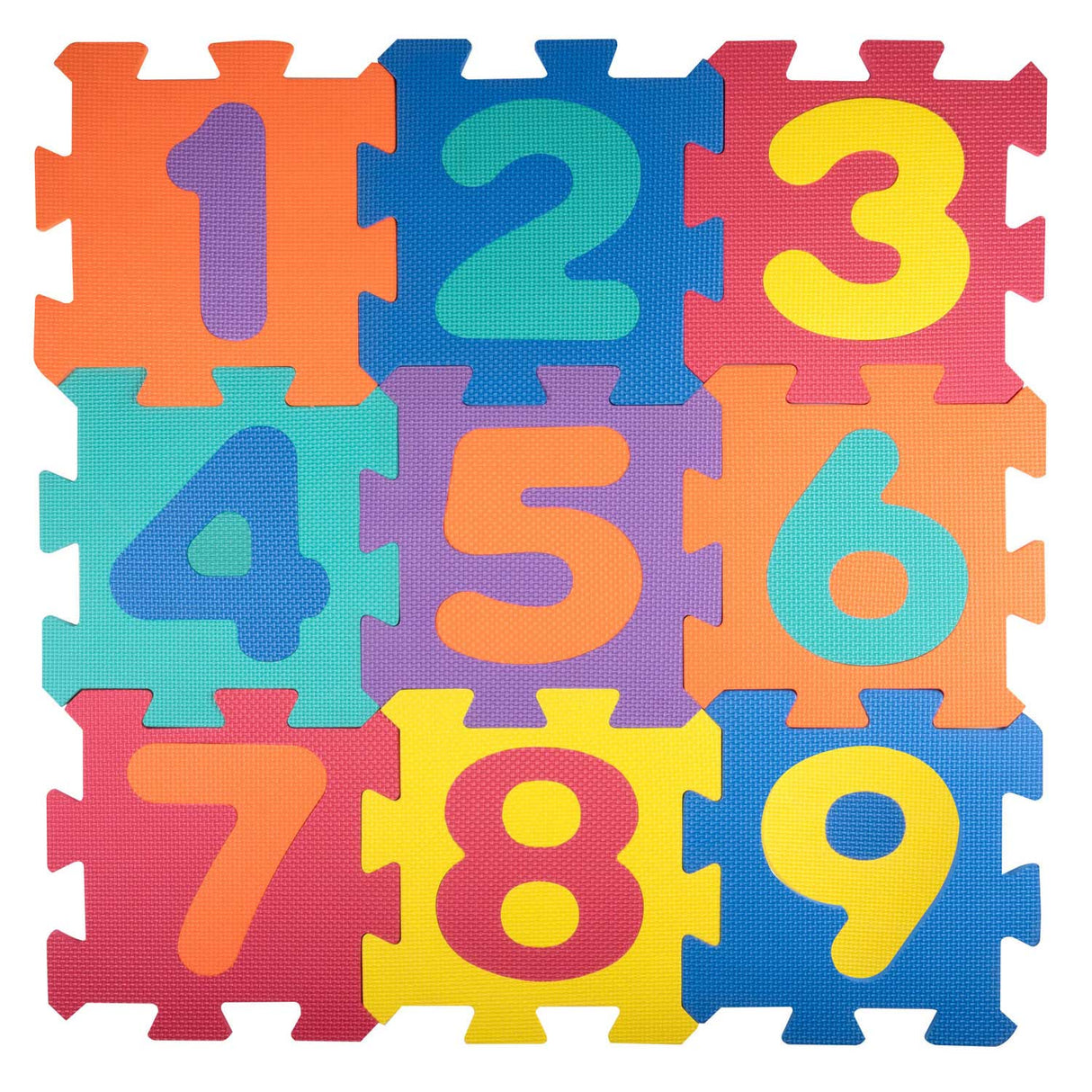 Let's Play Spielmatten-Schaumstofffiguren, 9-tlg.