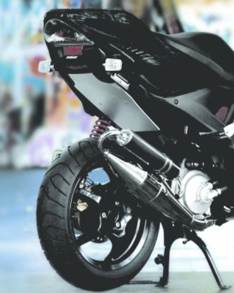 OpticParts df Untersecover OpticParts Yamaha Aerox bis BJ. 2014 Aluminium Matt Silber