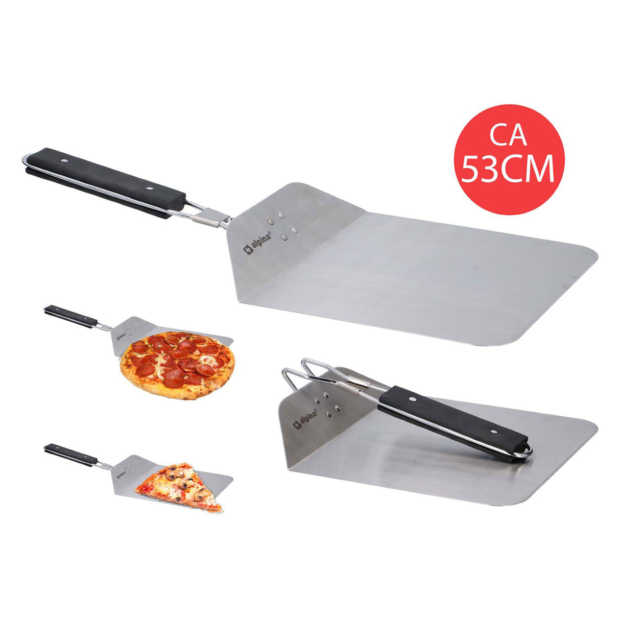 Zusammenklappbarer Pizzaschieber