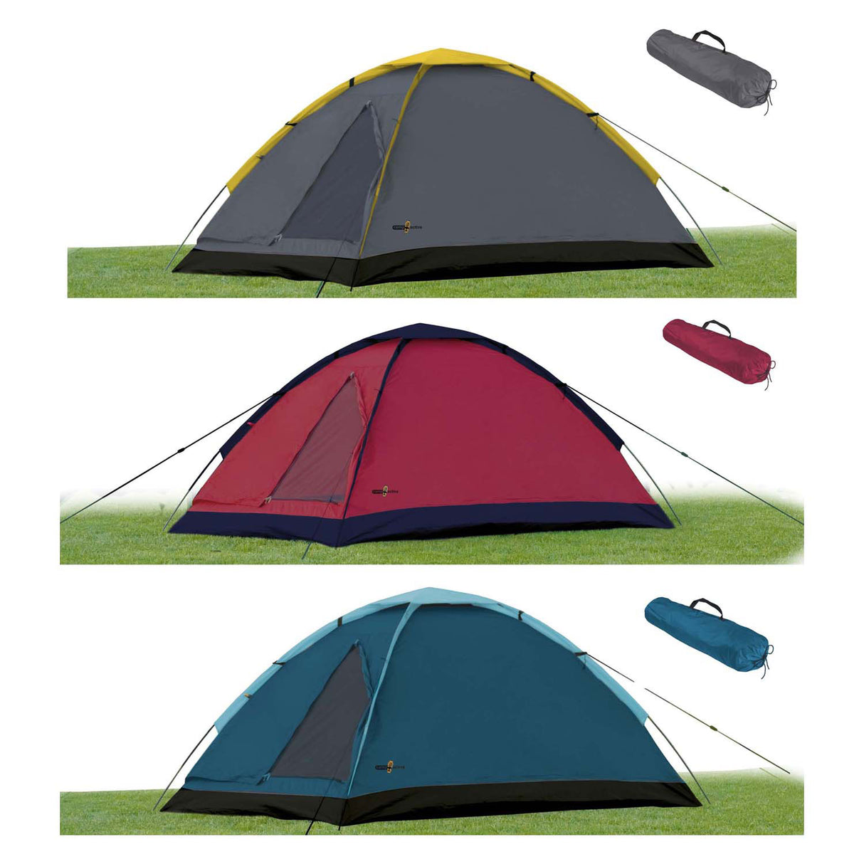 Lifetime Yosemite kleines Kuppelzelt für 2 Personen, 200 x 120 cm, rot