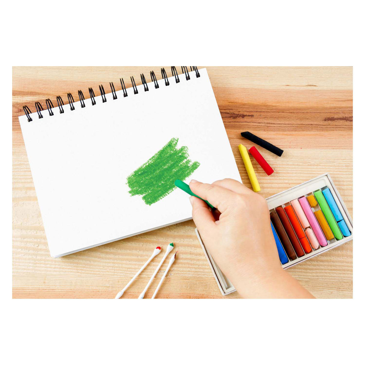 Ölpastelle, Set mit 30 Farben