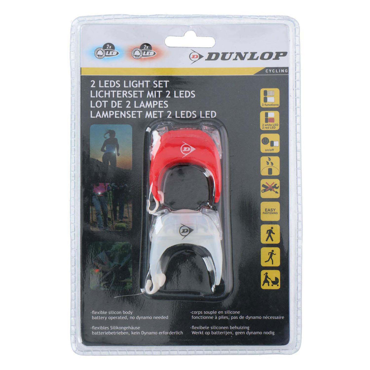 Dunlop fietslampenset, 2dlg.
