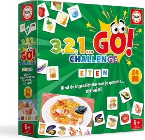 Intro, nur Spiele 3-2-1, herausfordernde Rätsel zum Thema Essen