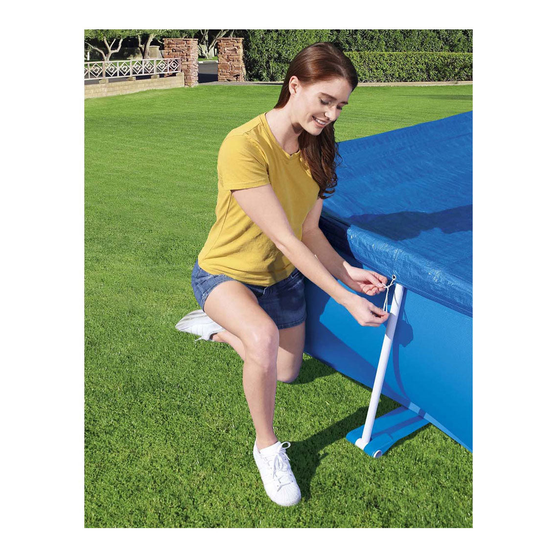 Bestway Plane Steel Pro Rechteck, 259cm