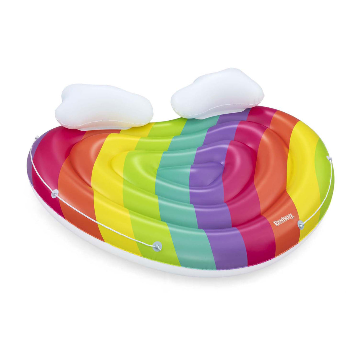 Bestway Rainbow Dreams aufblasbares Regenbogenherz, 164 cm