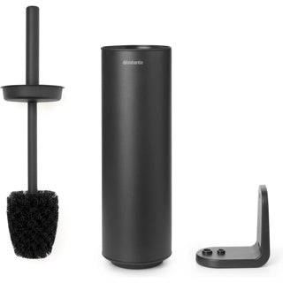 Brabantia Mindset Toilettenbürste mit Halter – freistehend und hängend – Mineral Infinite Grey