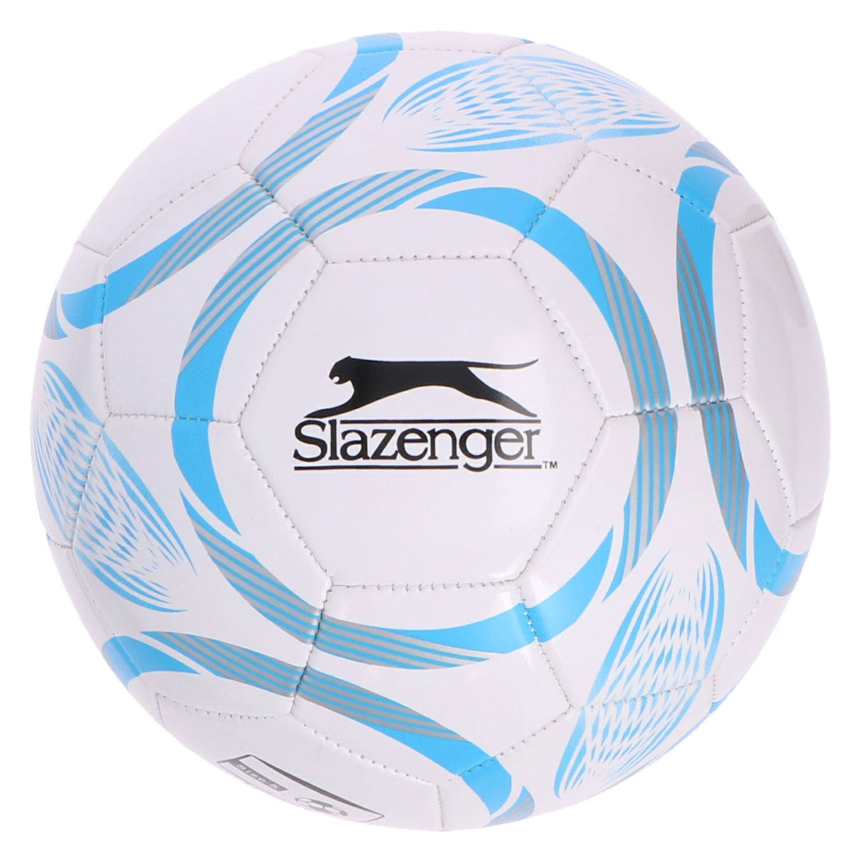 Markenloser Sans Marque Slazenger Fußball Größe 5 – Fußball Größe 5 für Training und Spiele – Fußball für Outdoor und Sportplätze – verschiedene Farben Schwarz, Blau oder Rot – Standard-Fußballgröße