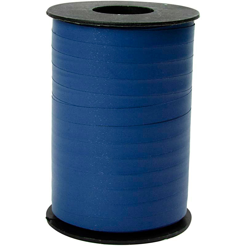 Creativ Company Geschenkband, B: 10 mm, matt, blau, 250 m 1 Rolle