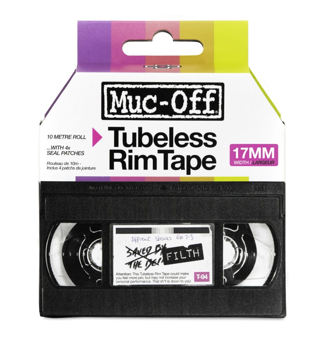 Muc-off-Felgenband, 10 m, Rolle 17 mm