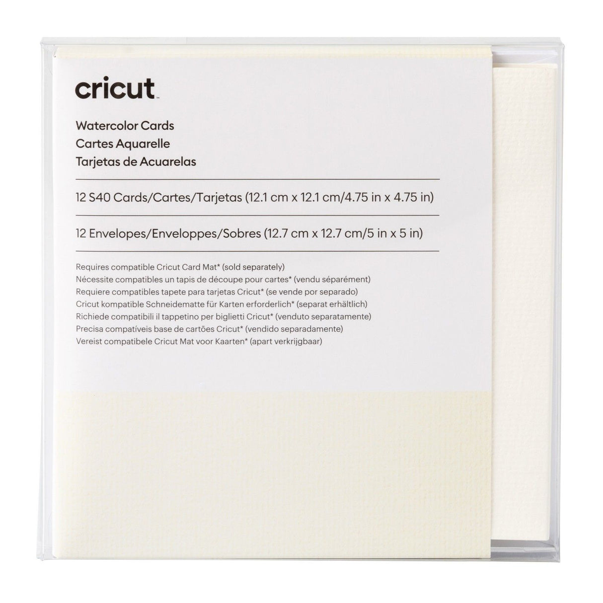 Cricut • Aquarellkarten S40 12 Stück