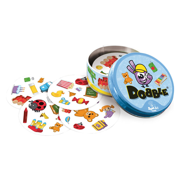 Asmodee Jochbein-Dobble-Kartenspiel für Kinder – schnelles Spiel mit Tieren für Kinder