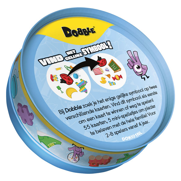 Asmodee Jochbein-Dobble-Kartenspiel für Kinder – schnelles Spiel mit Tieren für Kinder