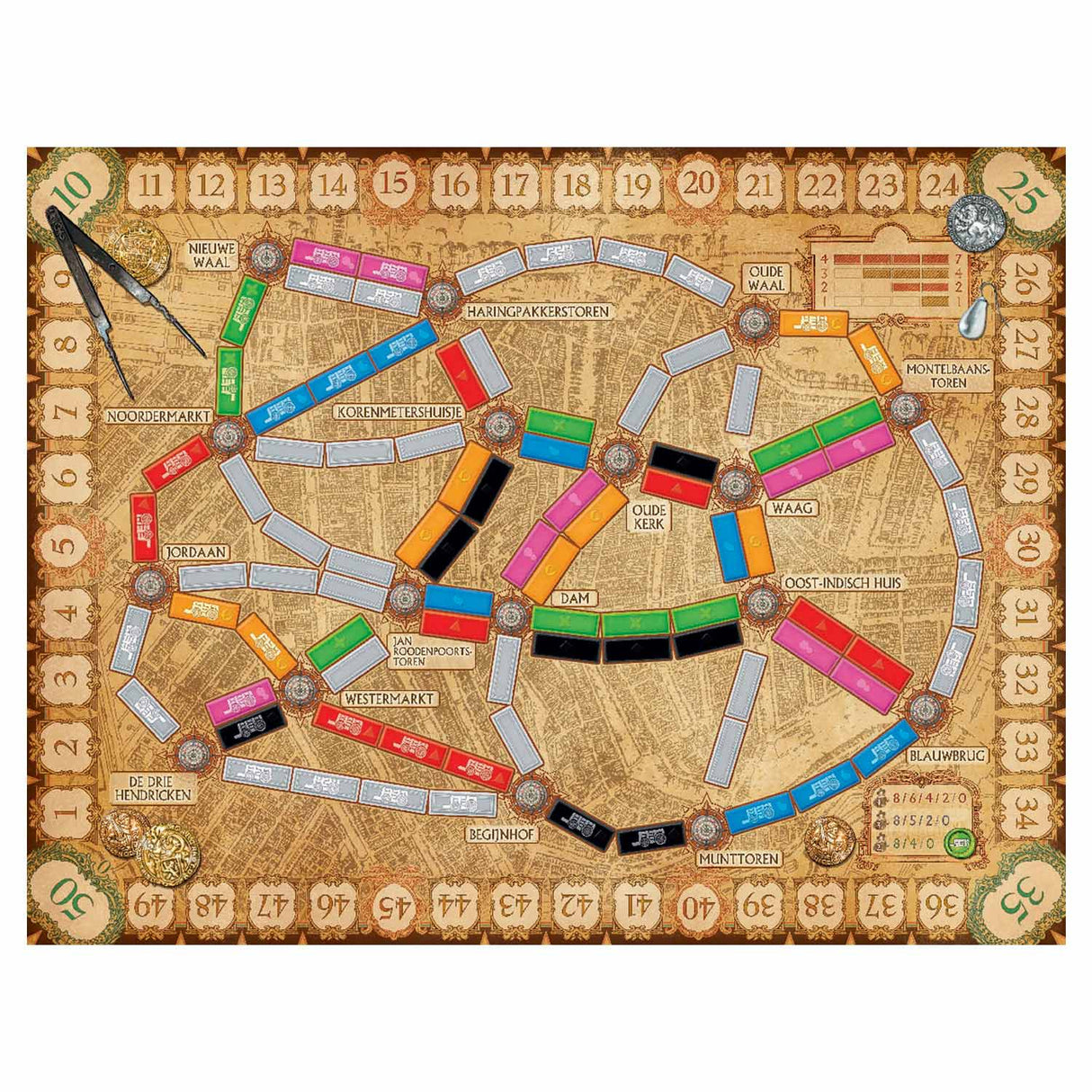 Days of Wonder-Ticket für die Fahrt durch Amsterdam