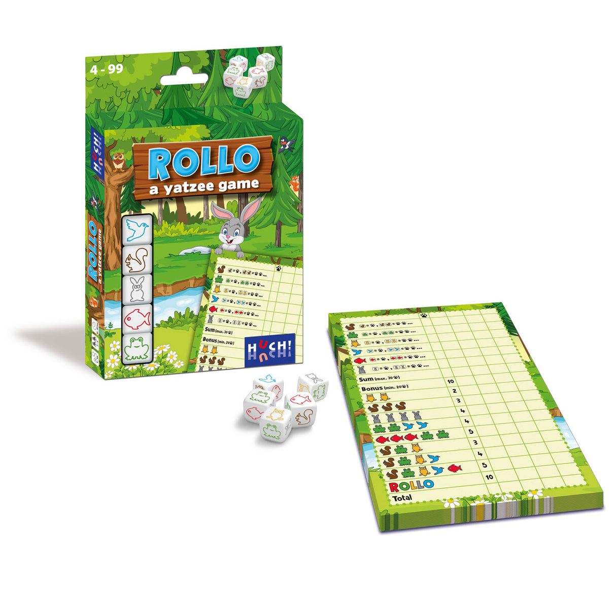 Asmodee Rollo – Yatzee-Tiere