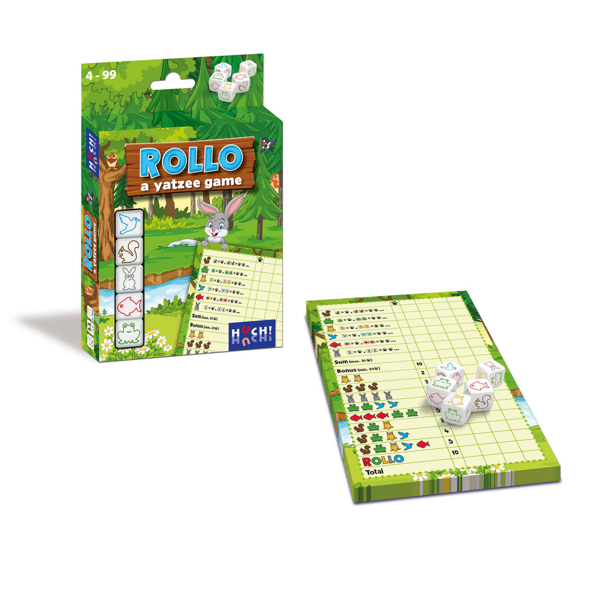 Asmodee Rollo – Yatzee-Tiere