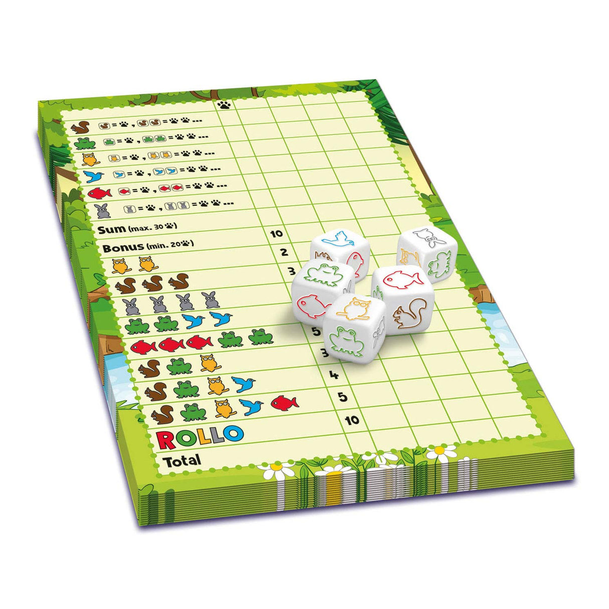 Asmodee Rollo – Yatzee-Tiere