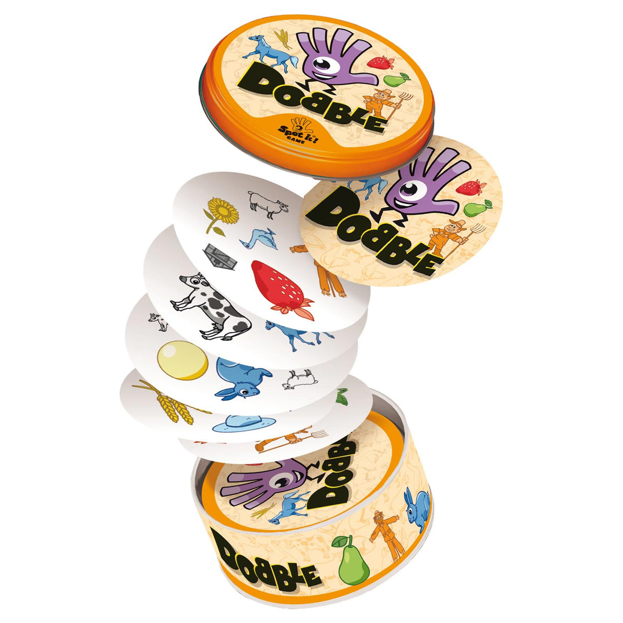 Asmodee Dobble Farm Kartenspiel