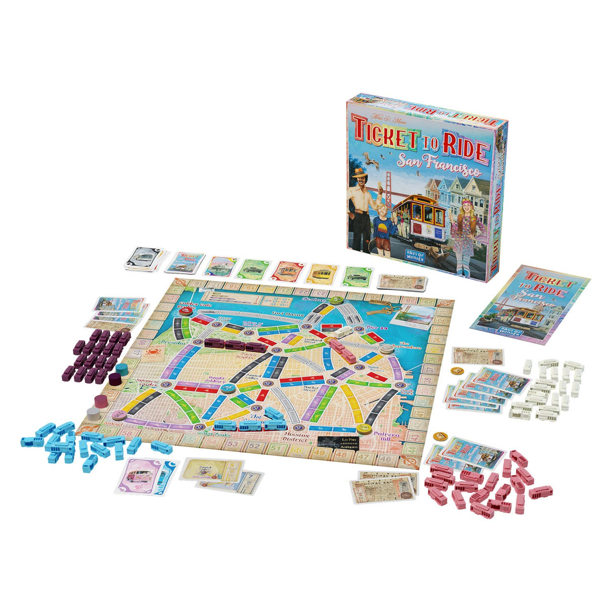 Days of Wonder Ticket to Ride – Brettspiel aus San Francisco