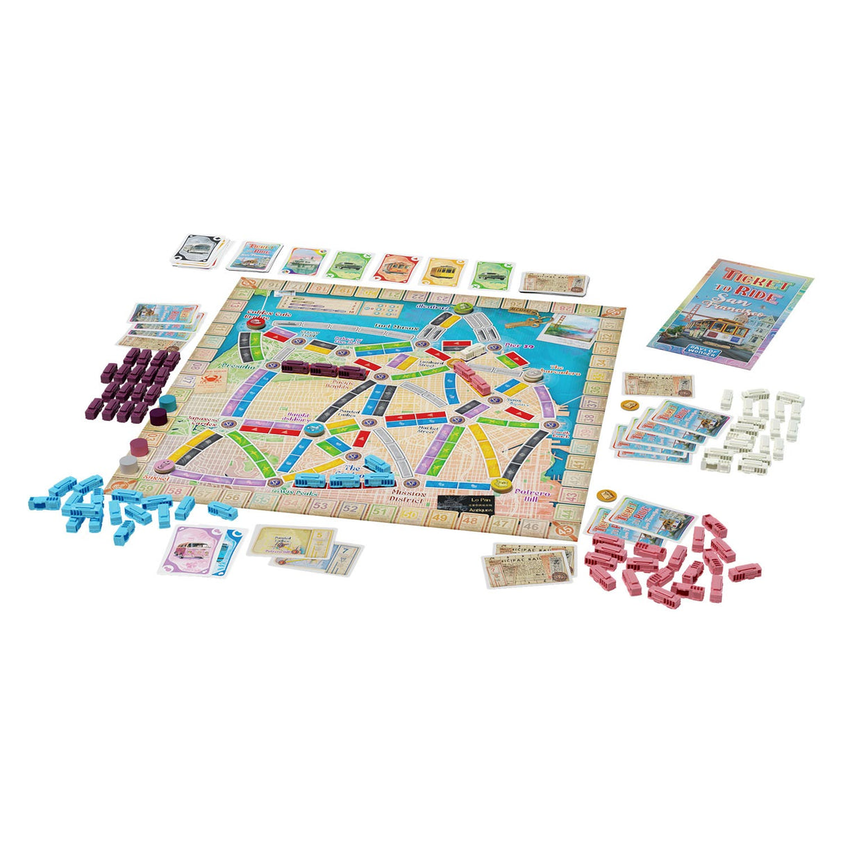 Days of Wonder Ticket to Ride – Brettspiel aus San Francisco
