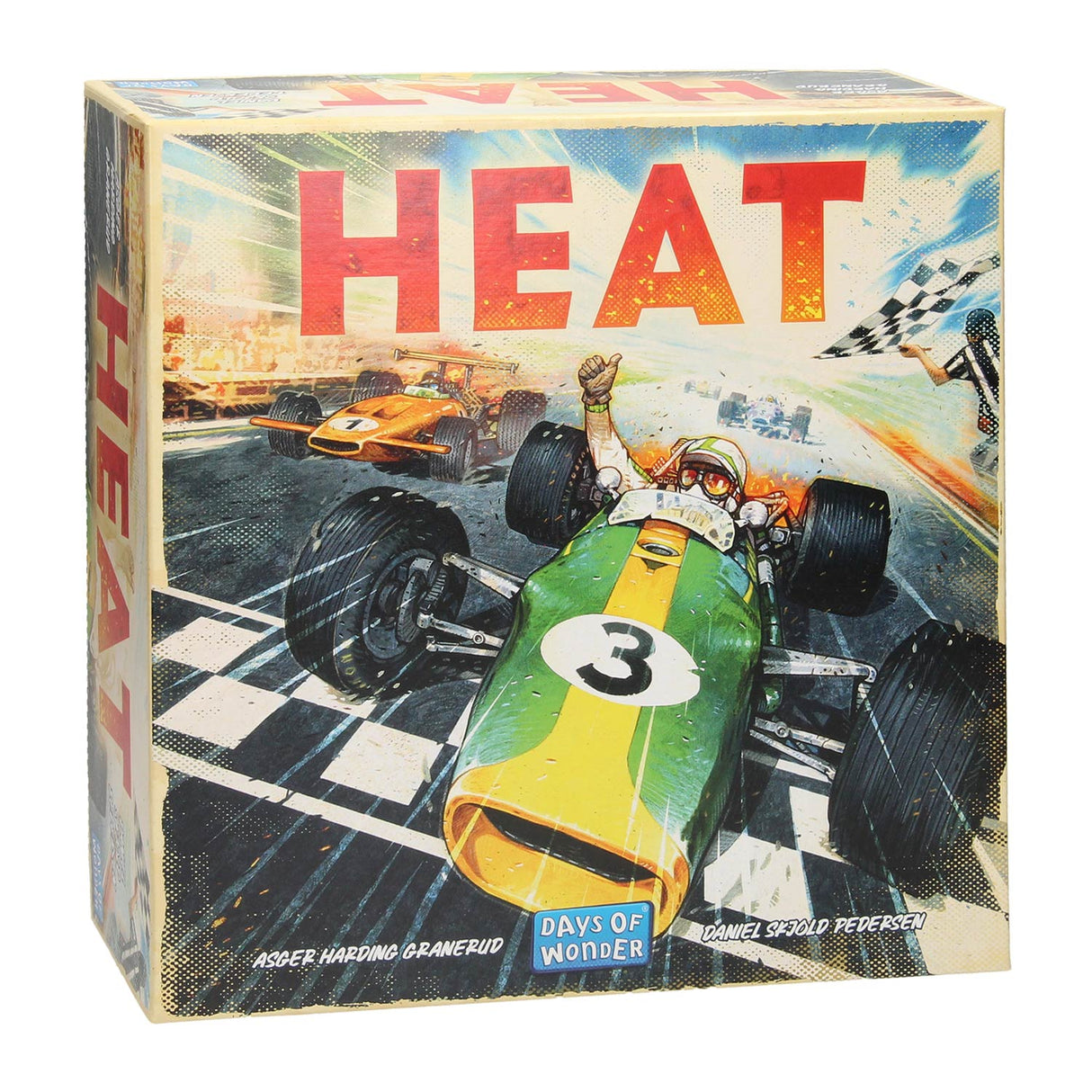 Days of Wonder Heat Brettspiel – – für echte Rennsportfans – ab 10 Jahren – strategisches Brettspiel