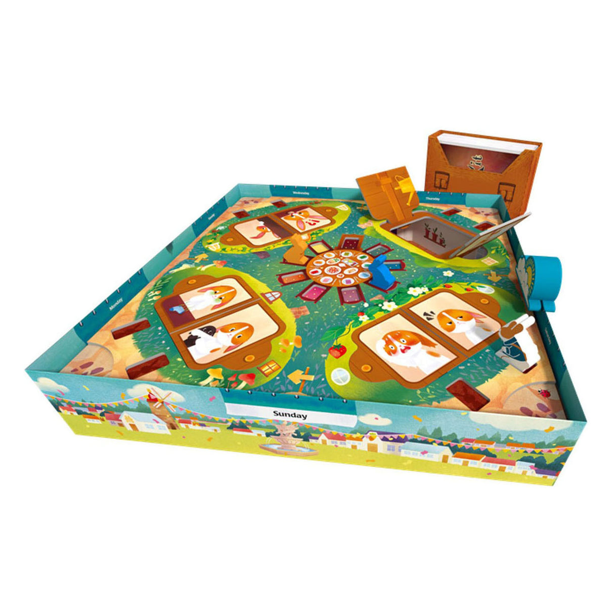 Asmodee Brettspiel Dixit Kids, kooperatives Brettspiel für Kinder.