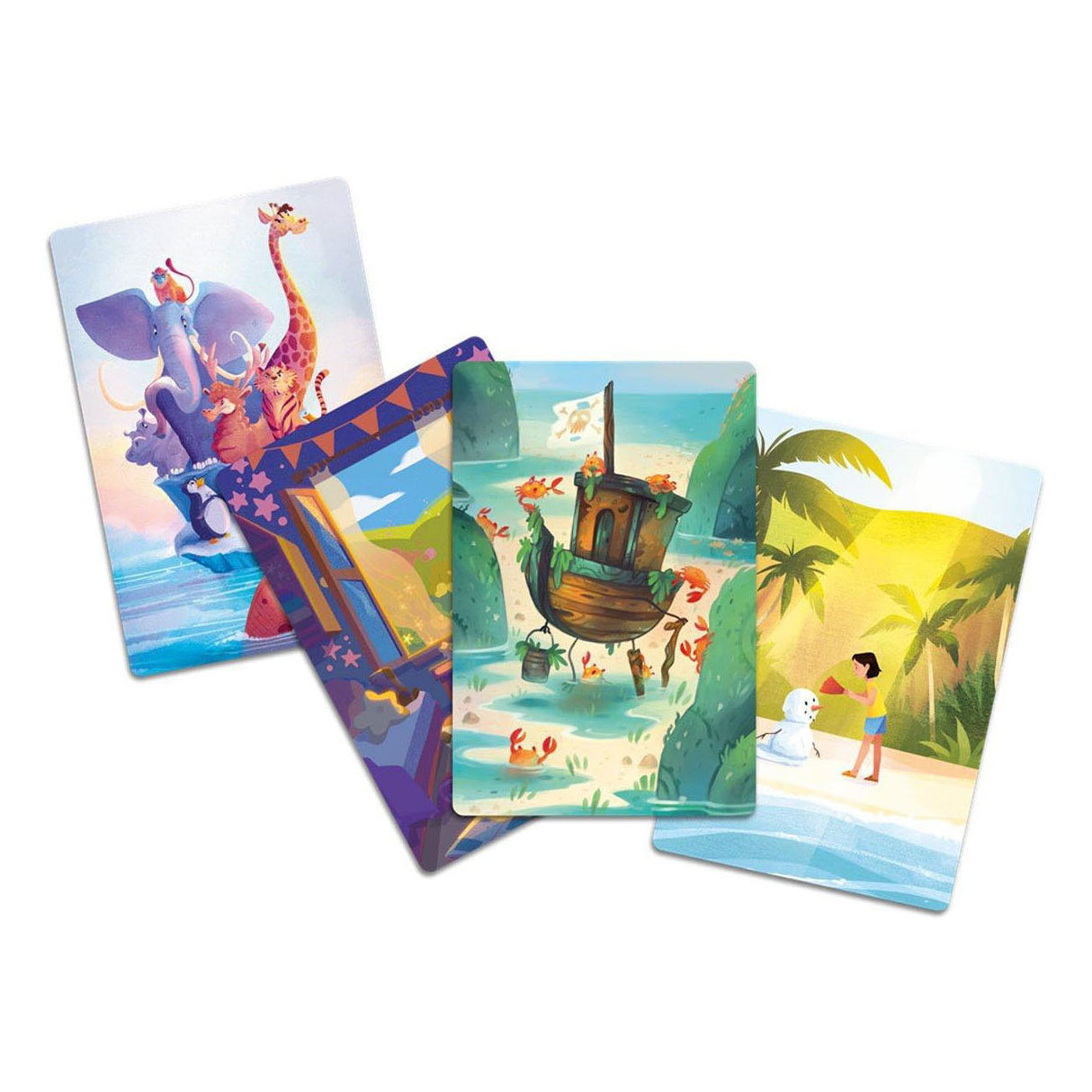 Asmodee Brettspiel Dixit Kids, kooperatives Brettspiel für Kinder.