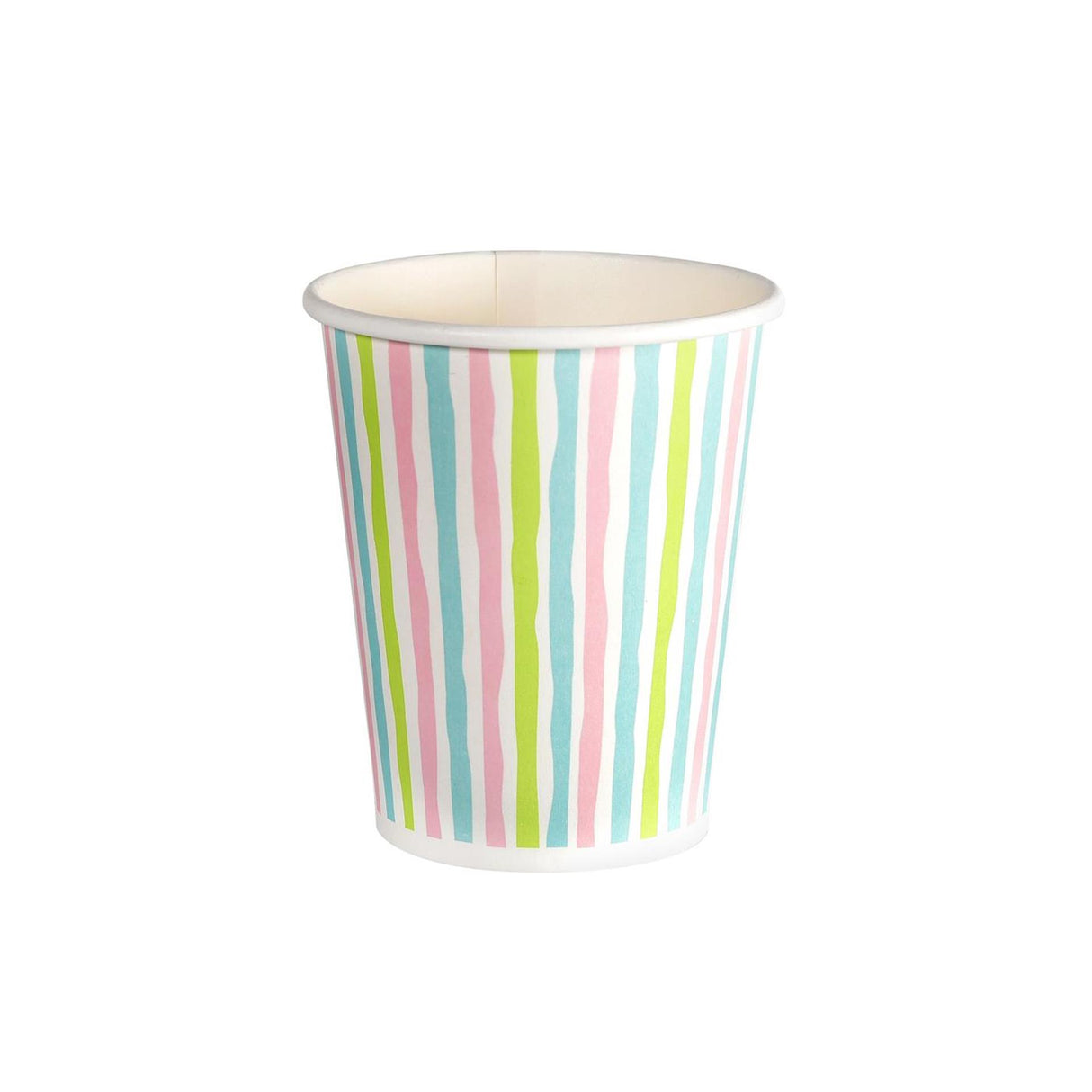 Duni Tassen Streifen Multi 24 cl 10 Stück | 5 Stück