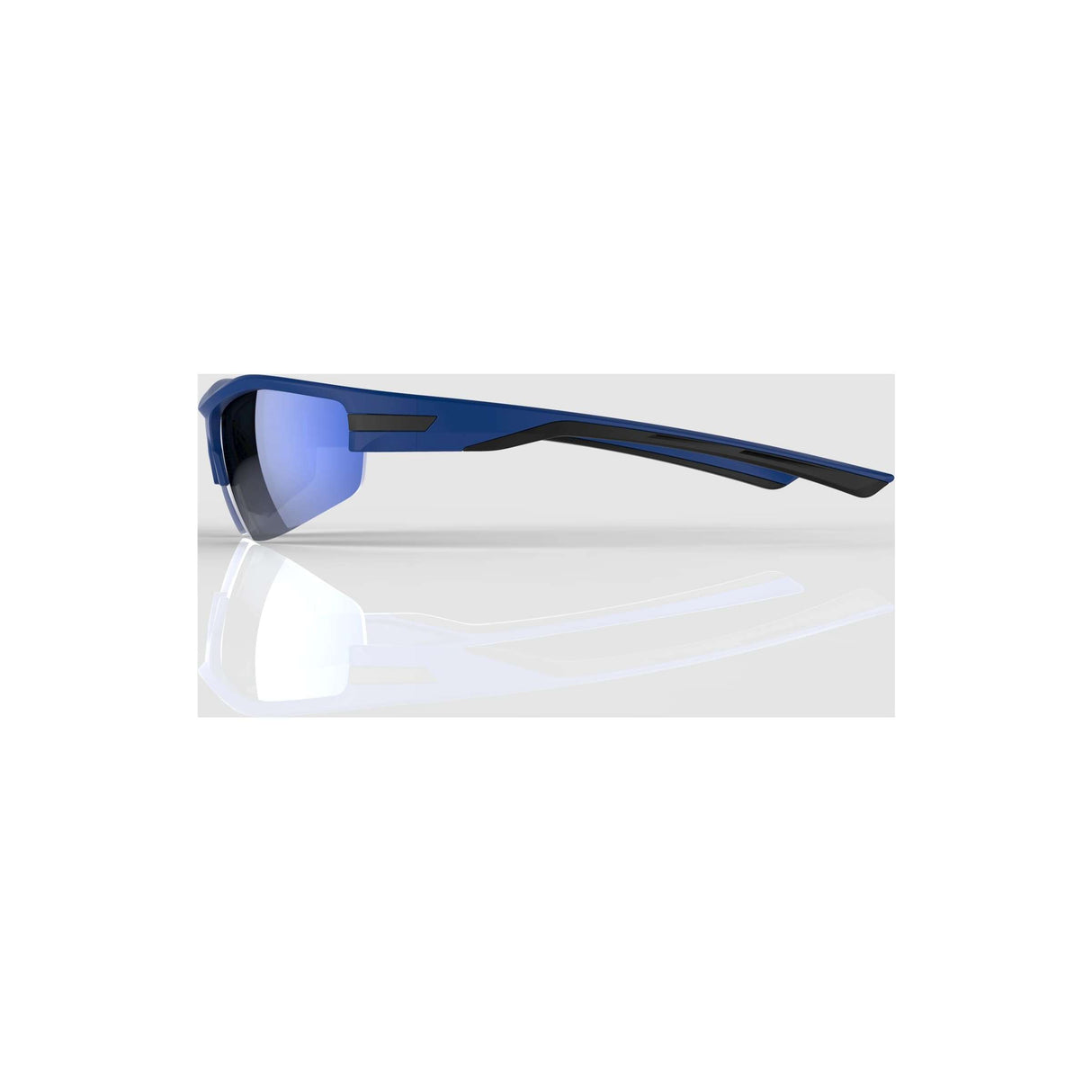 Mirage Sonnenbrille Sport mit 3 Paar Linsen blau schwarz