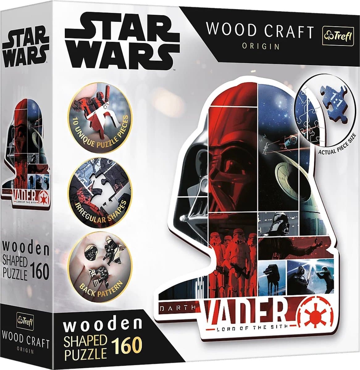 Star Wars Holzpuzzle Darth Vader 160 Teile