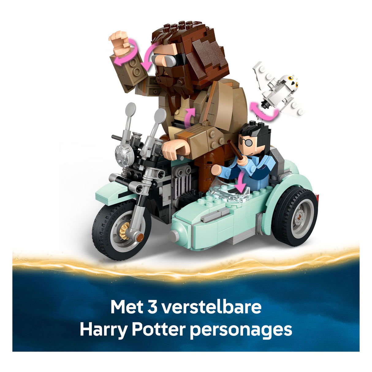 Lego Harry Potter™ Hagrid™ und Harrys magische Motorradfahrt – 76443