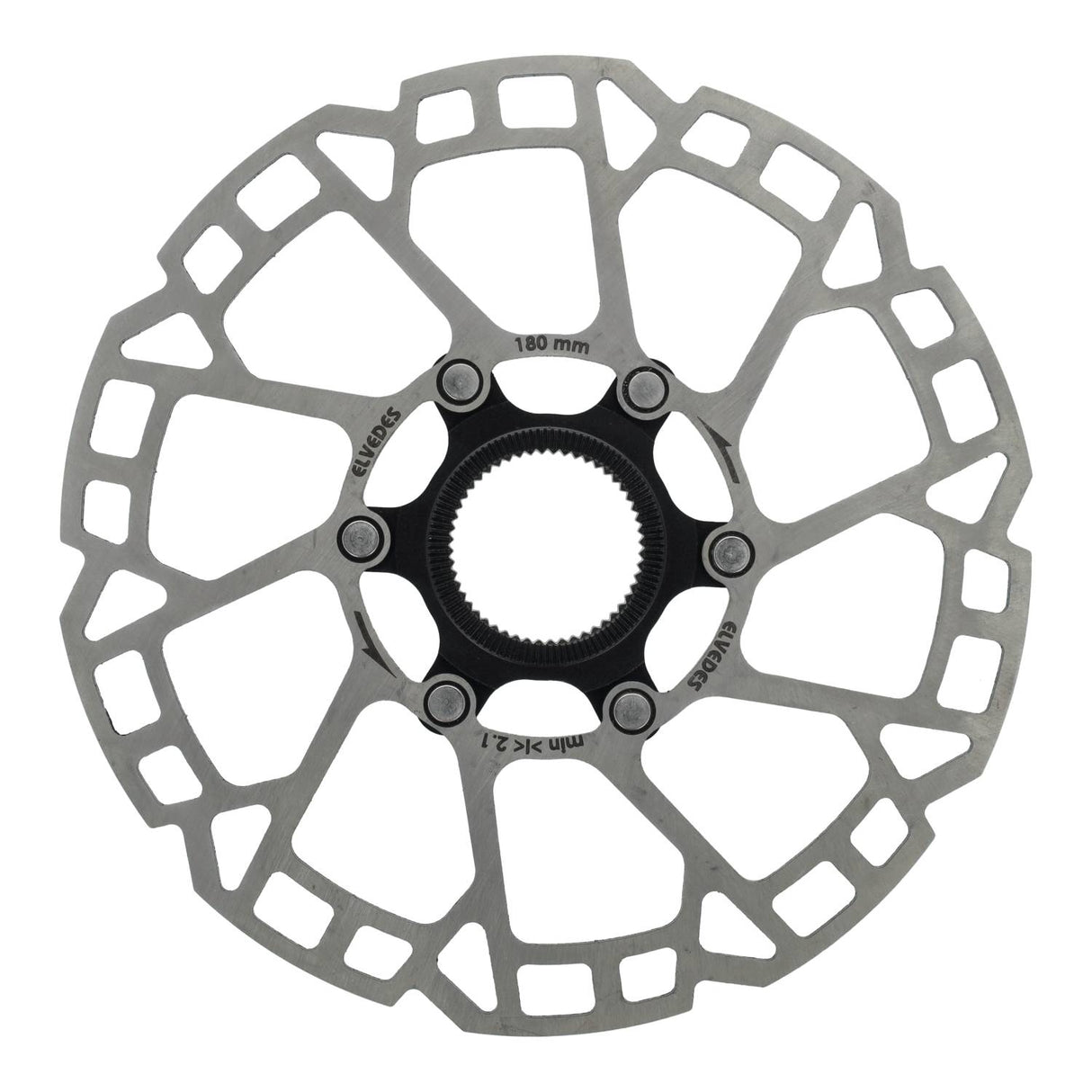 Elvedes-Bremsscheibe 180 mm, Mittelverschluss 2,3 mm