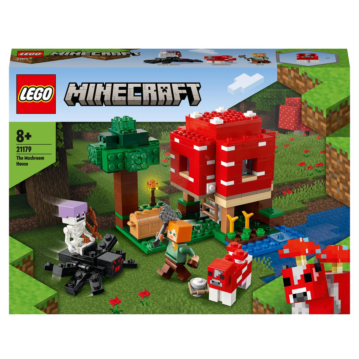 Lego Lego Minecraft 21179 Das Pilzhaus