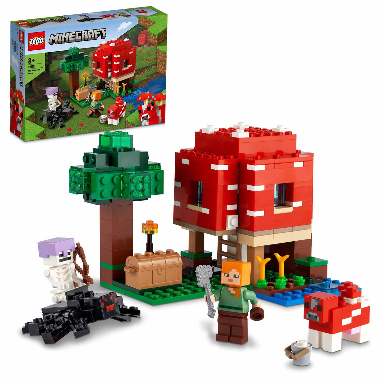 Lego Lego Minecraft 21179 Das Pilzhaus