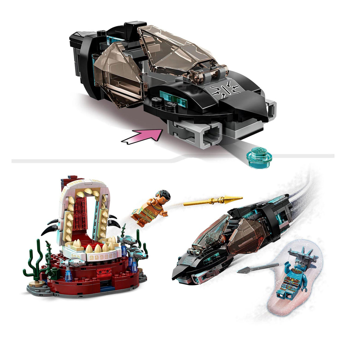 Lego Marvel – Bauspielzeug „König Namors Thronsaal“ (76213)