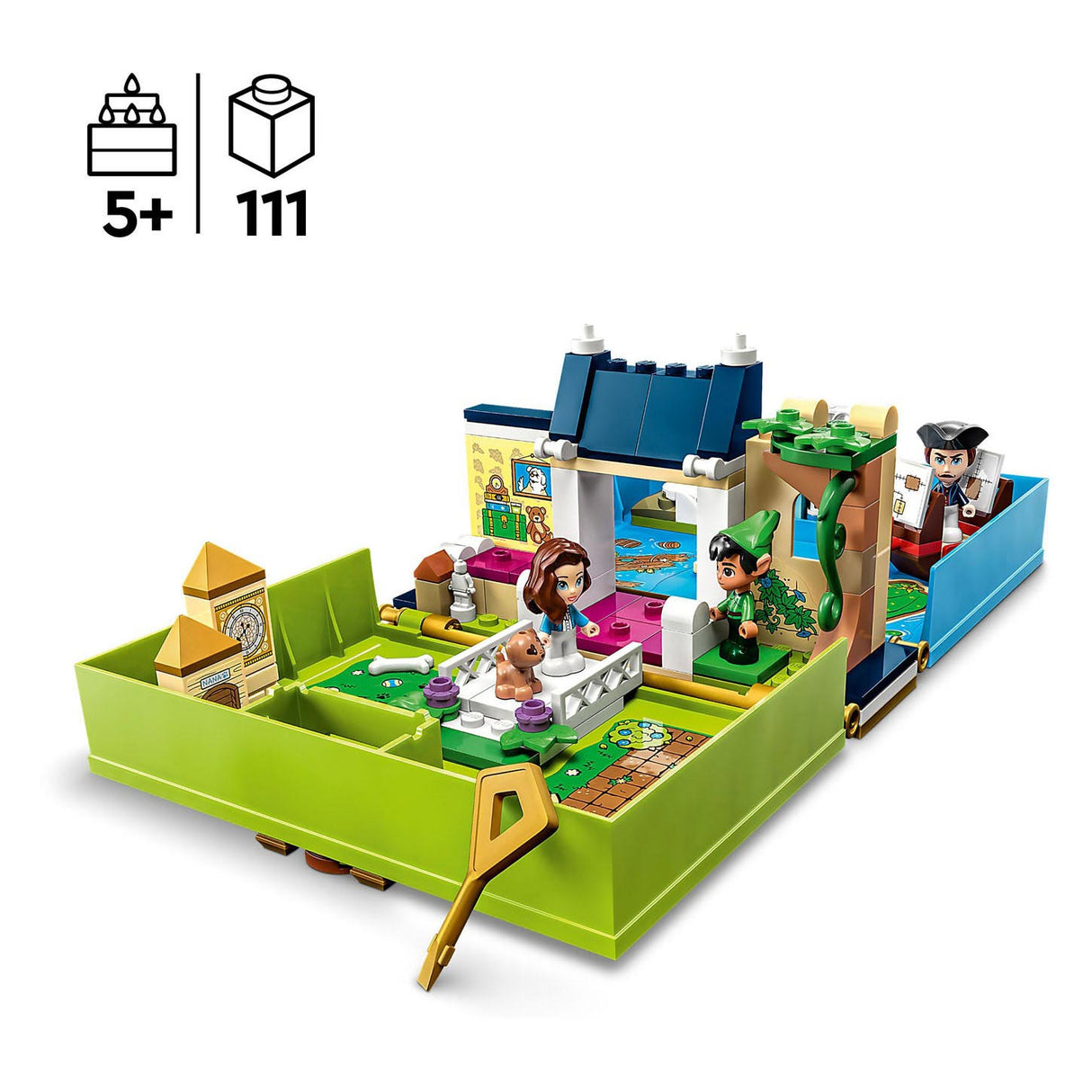 Lego Disney - Peter Pan Wendy's Storybook Adventure Konstruktionsspielzeug (43220)