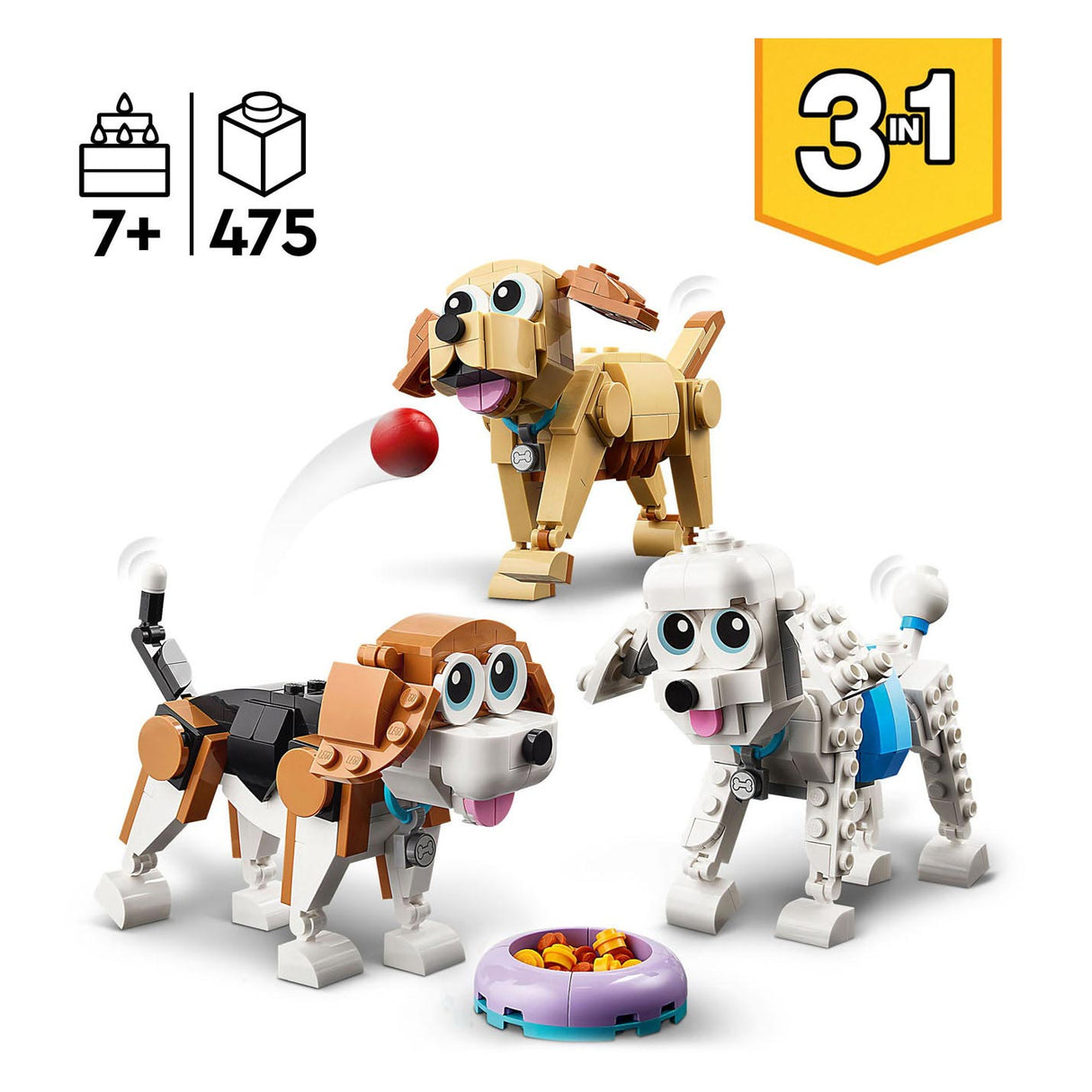 Lego Creator 31137 süße Hunde