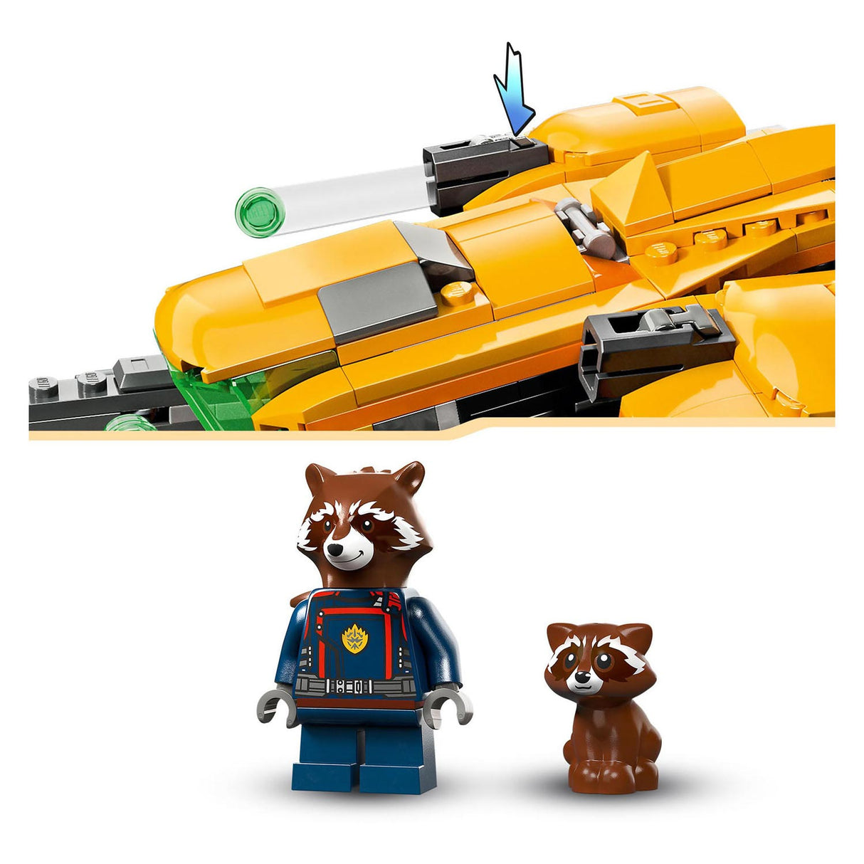 Lego Super Heroes 76254 Das Baby Rocketschiff