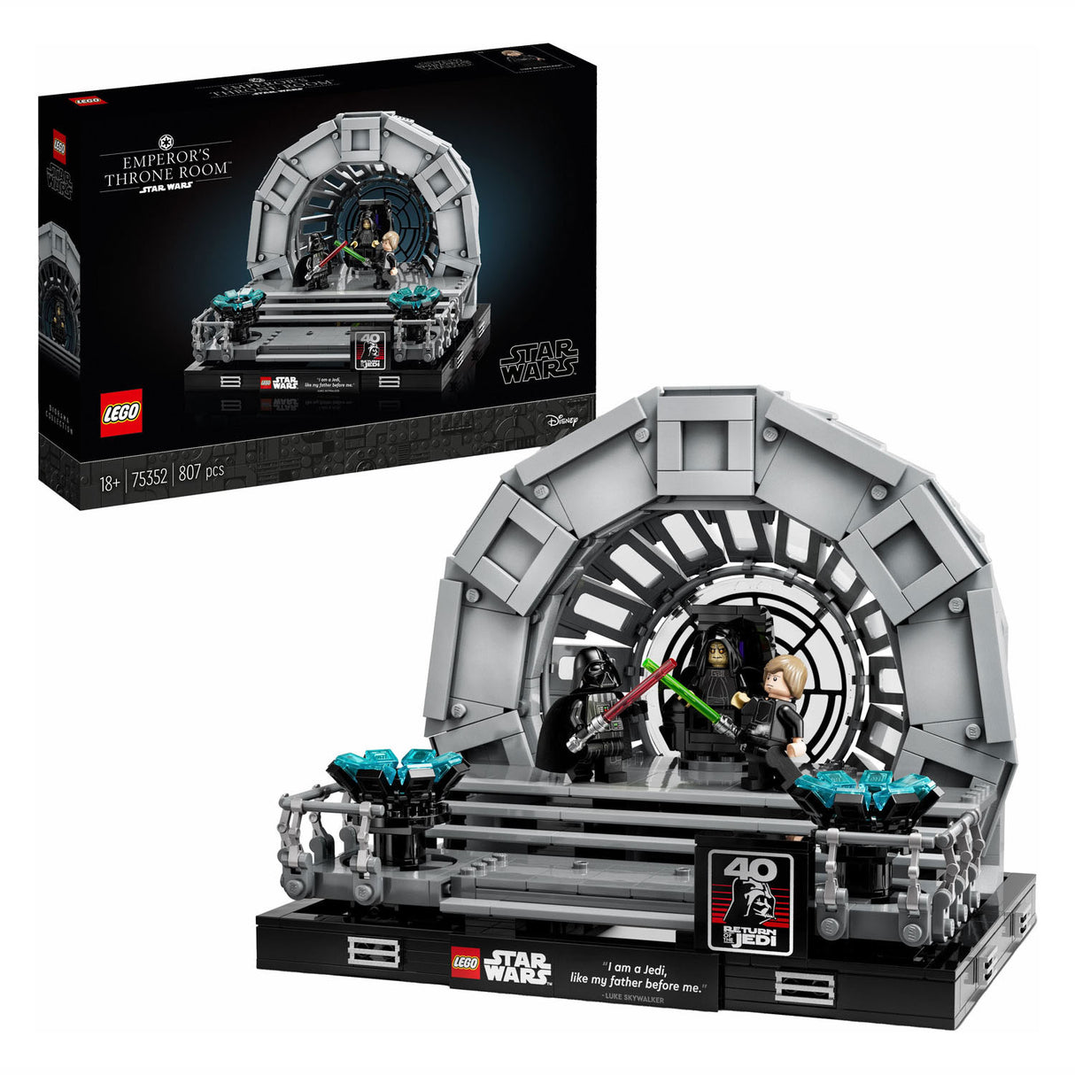 Lego Lego Star Wars 75352 Thronsaal des Kaisers Diorama